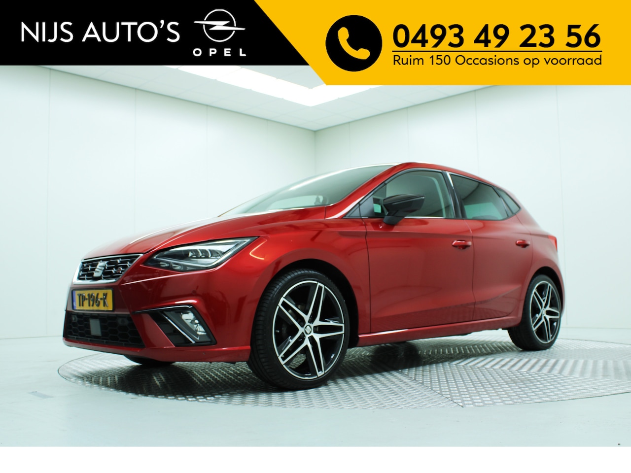SEAT Ibiza - 1.0 TSI FR Business Intense | Adaptive Cruise / Climate / Keyless Entry / Camera 360 / Car - AutoWereld.nl