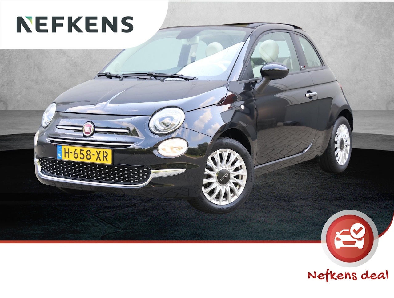 Fiat 500 C - 1.0 Hybrid Lounge | 1ste eigenaar | Parkeersensoren | Navigatie | Airco | Cruise Control | - AutoWereld.nl