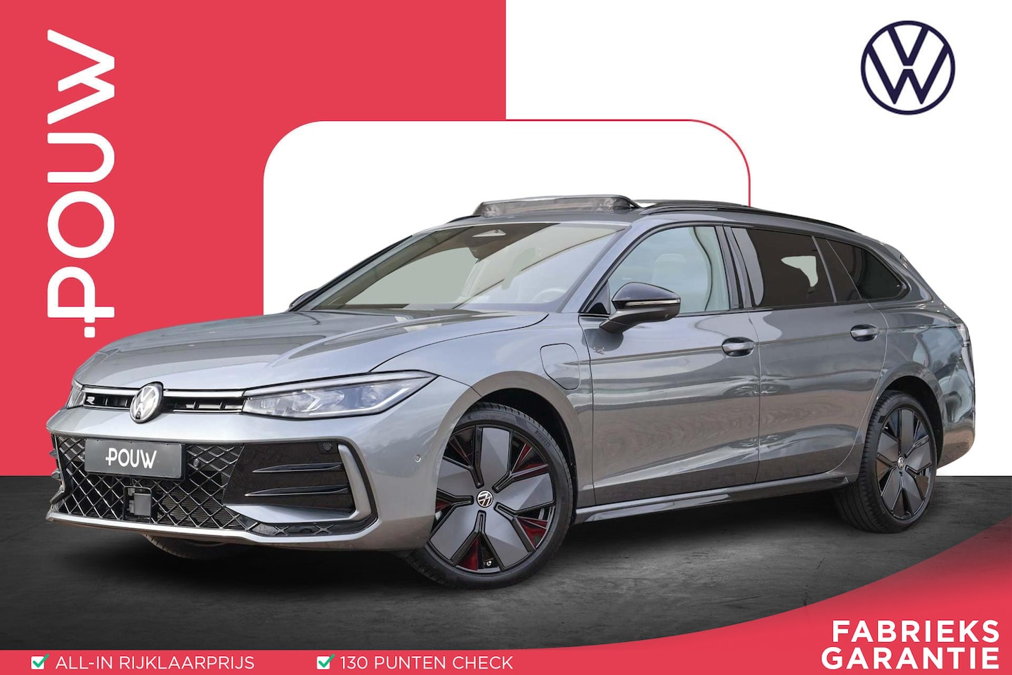 Volkswagen Passat Variant - 1.5 eHybrid 272pk R-Line Edition | SoH 100% | Panoramadak | Trekhaak | 360 Camera | Head-u - AutoWereld.nl