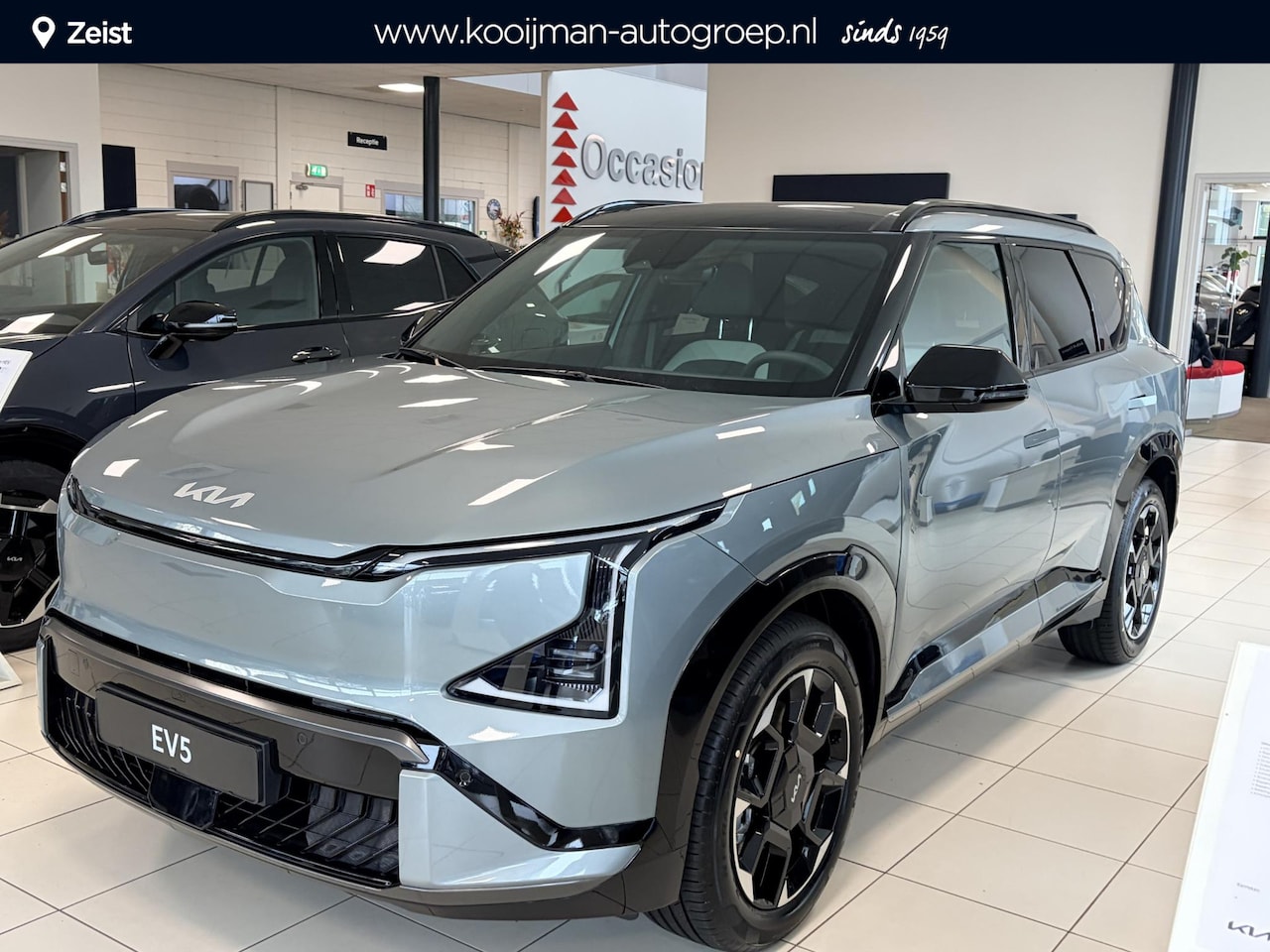 Kia EV5 - GT-Line Business Edition 81.4 kWh Rijklaarprijs | Iceberg Green direct leverbaar uit voorr - AutoWereld.nl