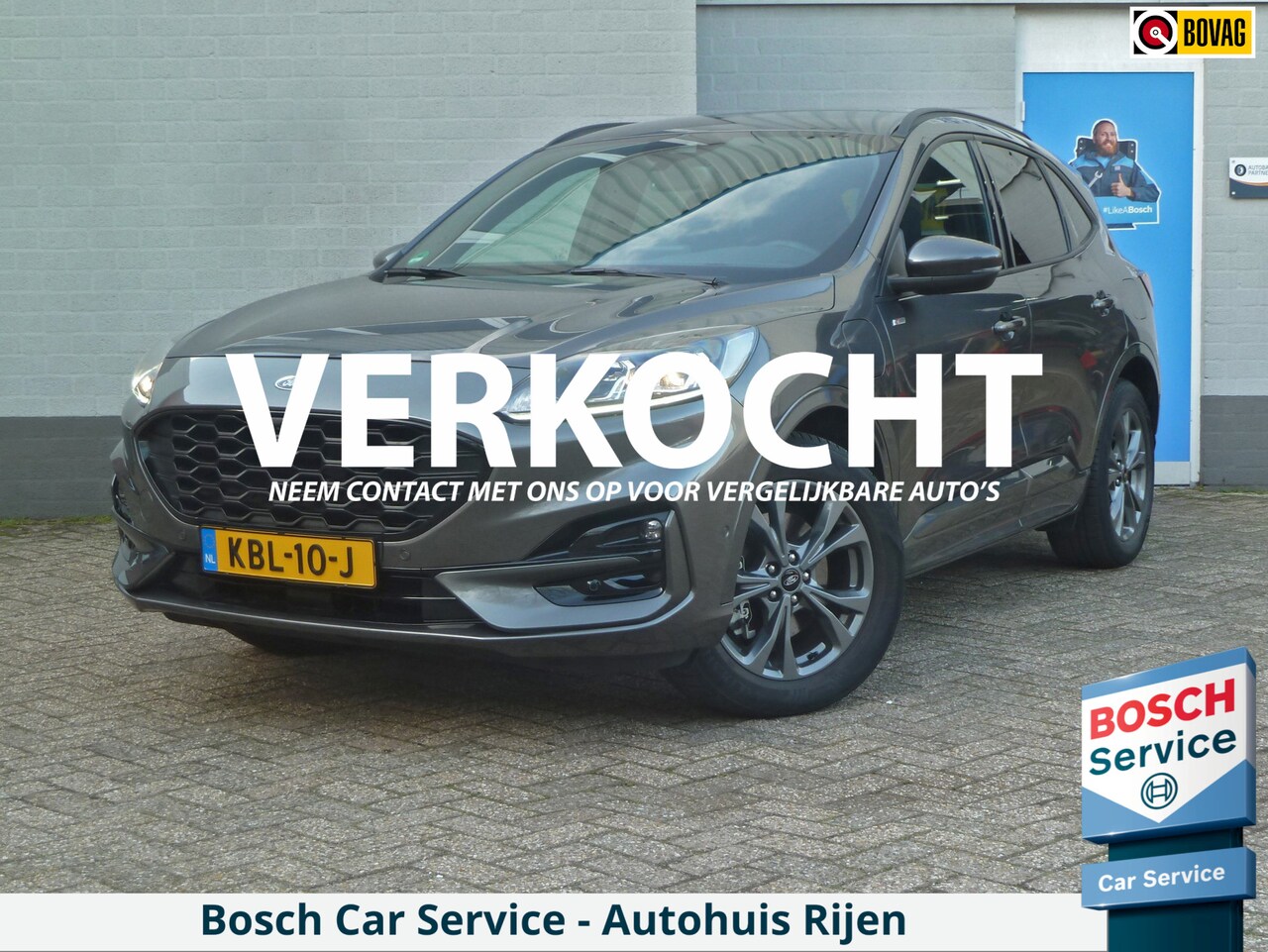 Ford Kuga - 2.5 PHEV ST-Line|Adaptive-Cruise|Stoel/Stuurverwarming|Elektr.Achterklep|Camera|34.000km - AutoWereld.nl