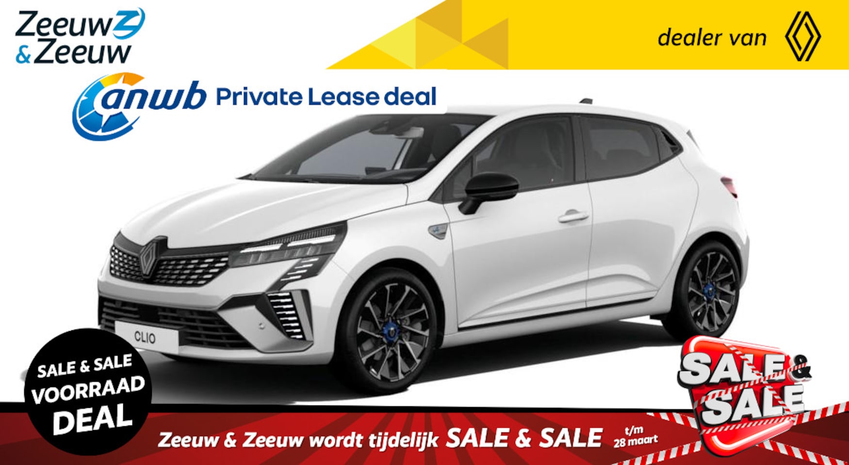 Renault Clio - 1.6 E-Tech Full Hybrid 145 esprit Alpine * CLIO RUN OUT ACTIE, € 5.000,- KORTING * 7 JAAR - AutoWereld.nl