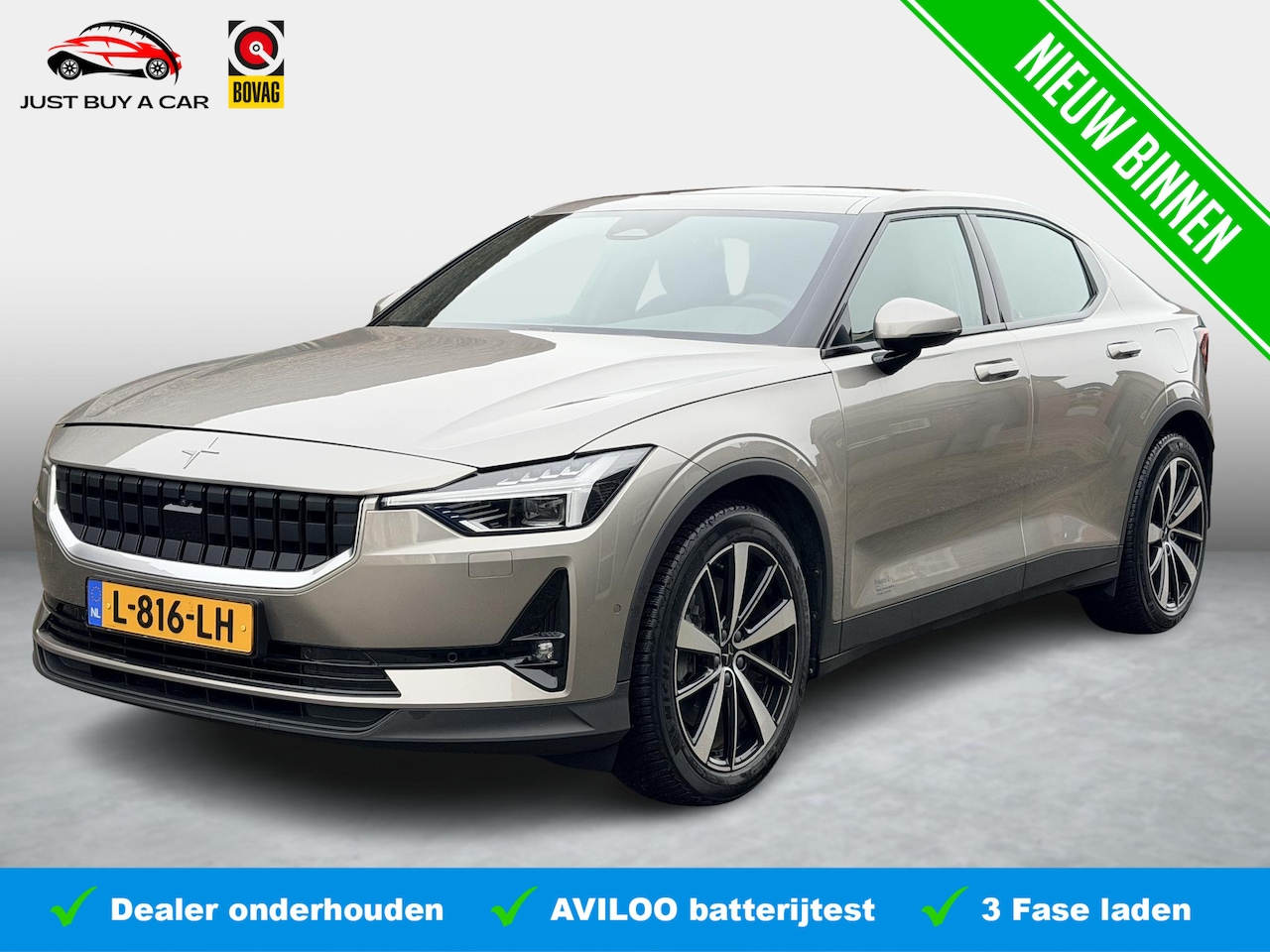 Polestar 2 - Long Range Dual Motor Launch Edition 78kWh SoH 93,1% / Zomer + Winterset / Panoramadak / S - AutoWereld.nl