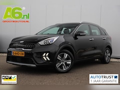 Kia Niro - 1.6 GDi Hybrid DynamicLine Trekhaak Half Leder Navigatie Achteruitrijcamera