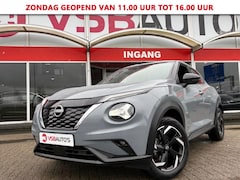 Nissan Juke - 1.6 HYBRID 143PK AUT. NARDO-GREY NAVI CARPLAY CAMERA AIRCO LMV PDC