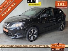 Nissan Qashqai - 1.2 Tekna, pano, stoelverw., half leer, clima, cruise, 18"