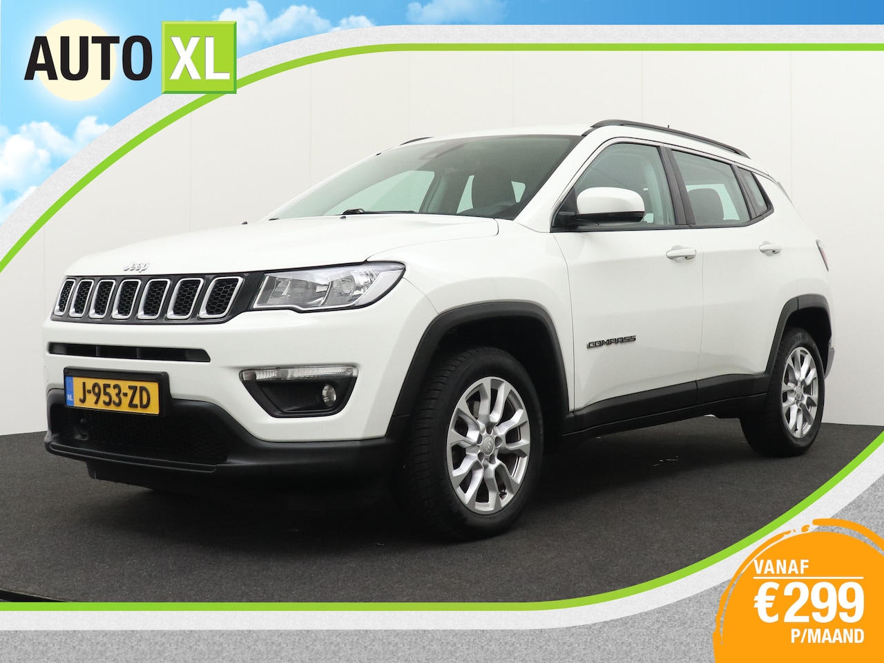 Jeep Compass - 1.3T 131 PK Longitude Business Pack Half-Leder Camera Climate - AutoWereld.nl