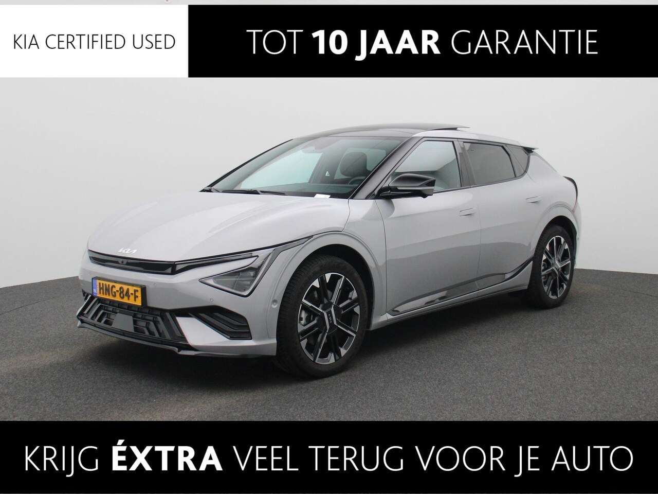 Kia EV6 - GT-Line 84 kWh | Panoramadak | 360° Camera | Meridian Sound System | Elek. Stoelen + Geheu - AutoWereld.nl