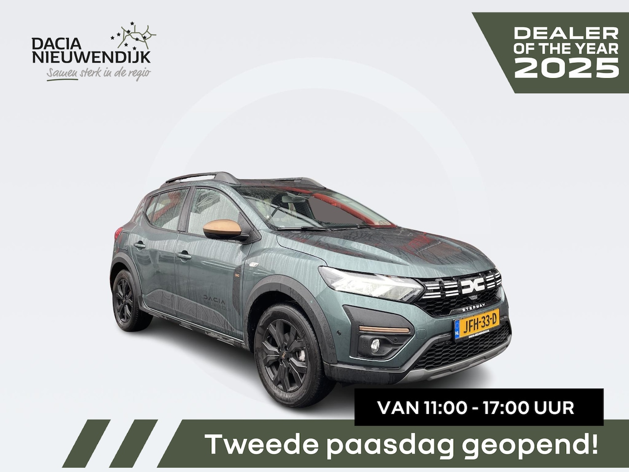 Dacia Sandero Stepway - 1.0 TCe 100 ECO-G Extreme / Pack Extreme / Media Nav / Vraag naar beschikbaarheid - AutoWereld.nl