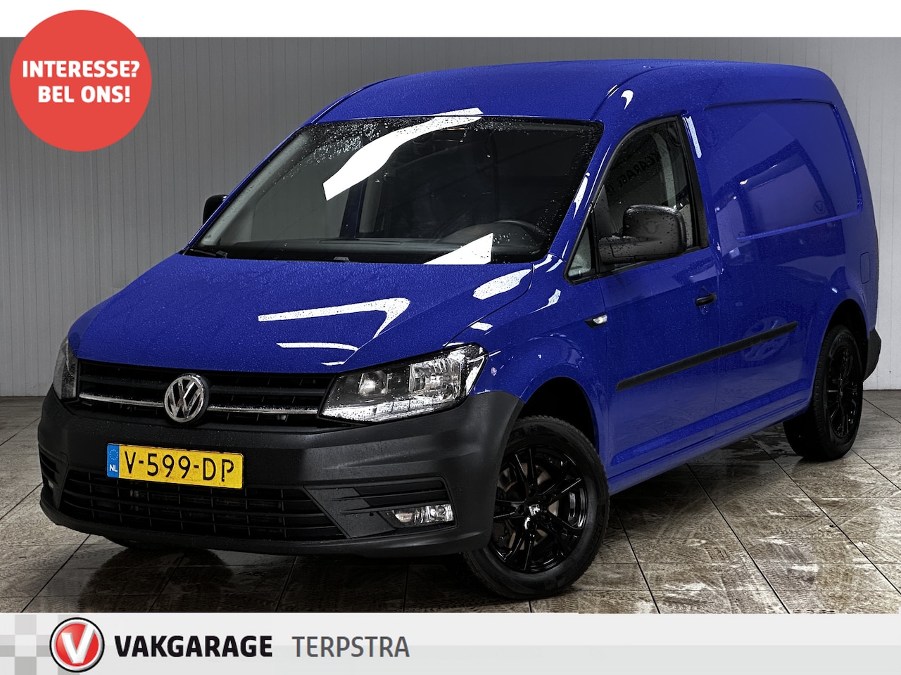 Volkswagen Caddy Maxi - 1.6 TDI L2H1 Comfortline/ Trekhaak/ Zij-Schuifdeur/ Voorruitverw./ 15'' LMV/ Airco/ Navi/ - AutoWereld.nl