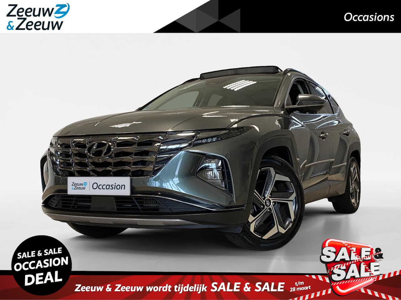 Hyundai Tucson - 1.6 HYBRID | PREMIUM SKY | AUTOMAAT | NL-AUTO | DEALERONDERHOUDEN | - AutoWereld.nl