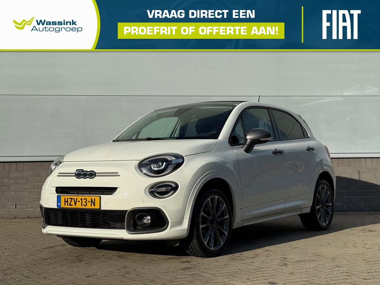 Fiat 500 X - 1.5 Hybrid 130pk DCT Sport | WINTERSALE | Automaat | Cabrio | Navigatie | Parkeersensoren - AutoWereld.nl