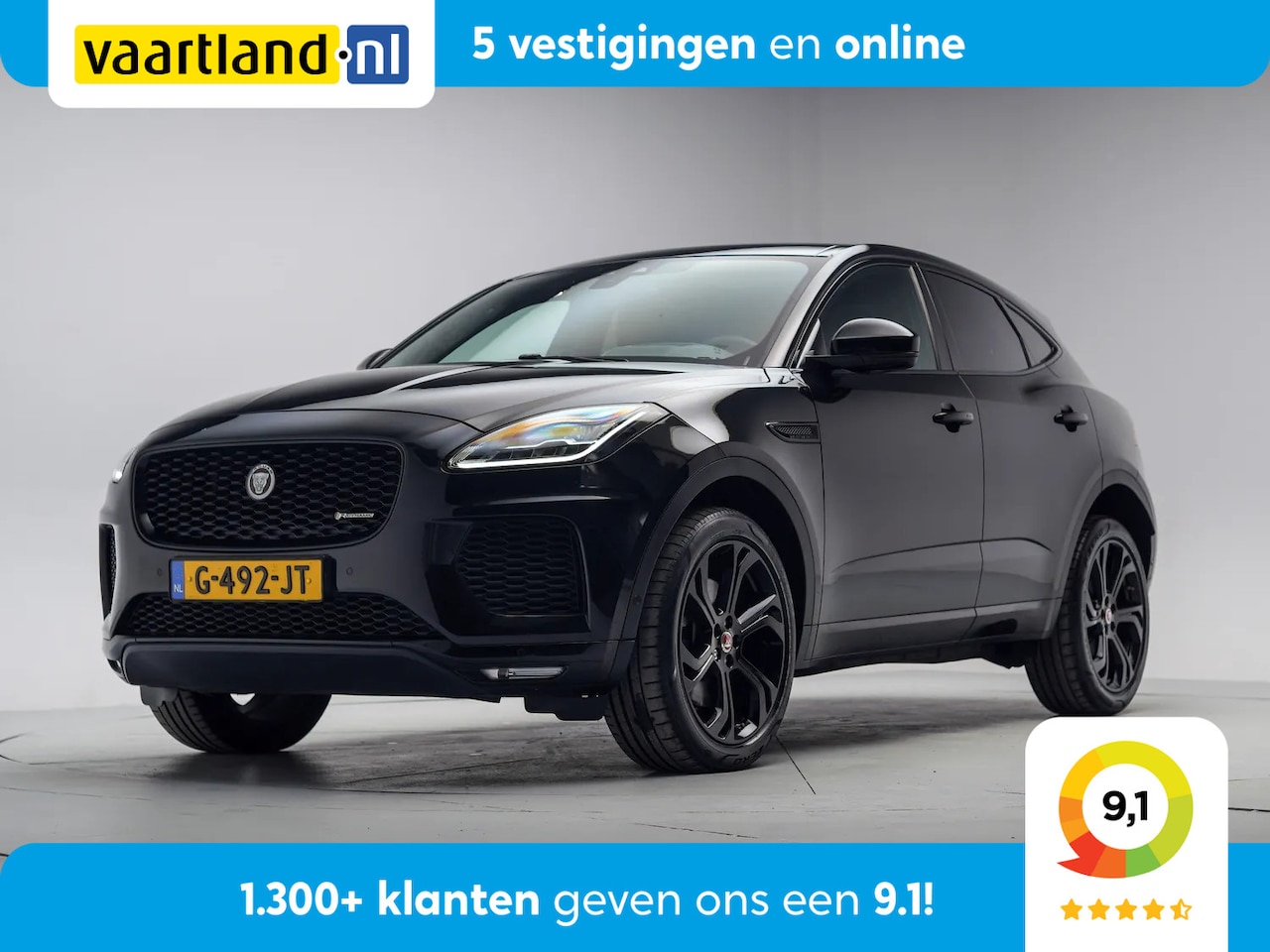 Jaguar E-Pace - 2.0 P250 AWD First Edition [ Panoramdak Head-up leder Meridian Stoelverwaming] - AutoWereld.nl