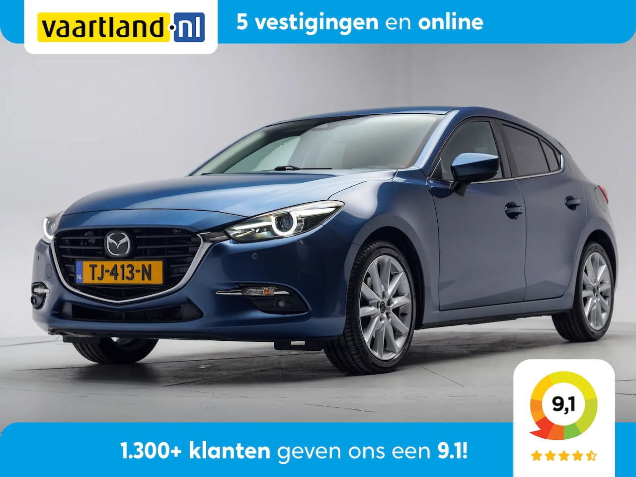 Mazda 3 - 2.0 SkyActiv-G 120 GT-M Bose [ Navi Stuur- Stoel verwarming Leder Camera Carplay / Android - AutoWereld.nl