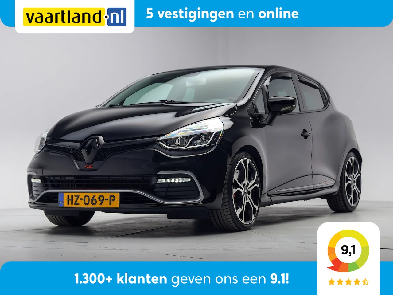 Renault Clio - 1.6 R.S. Trophy 220 PK automaat [ Sportstoelen Navi Stoelverwarming camera leder ] - AutoWereld.nl