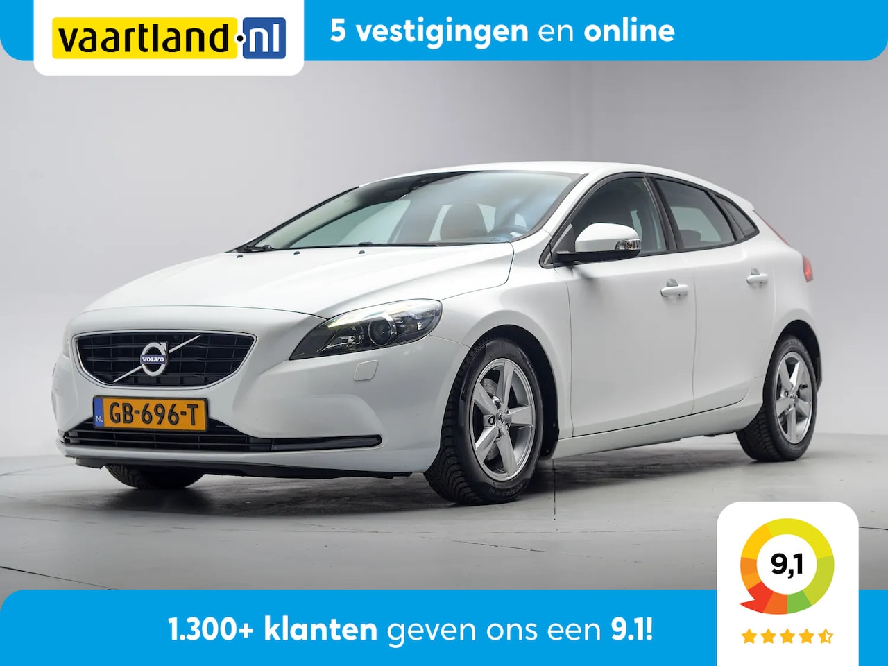 Volvo V40 - 1.6 t2 summum [Navigatie Stoelverwarming Climate Trekhaak Cruise - AutoWereld.nl