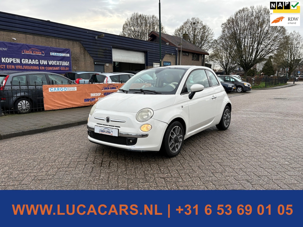 Fiat 500 - 1.4-16V Lounge AIRCO + NIEUWE APK! - AutoWereld.nl