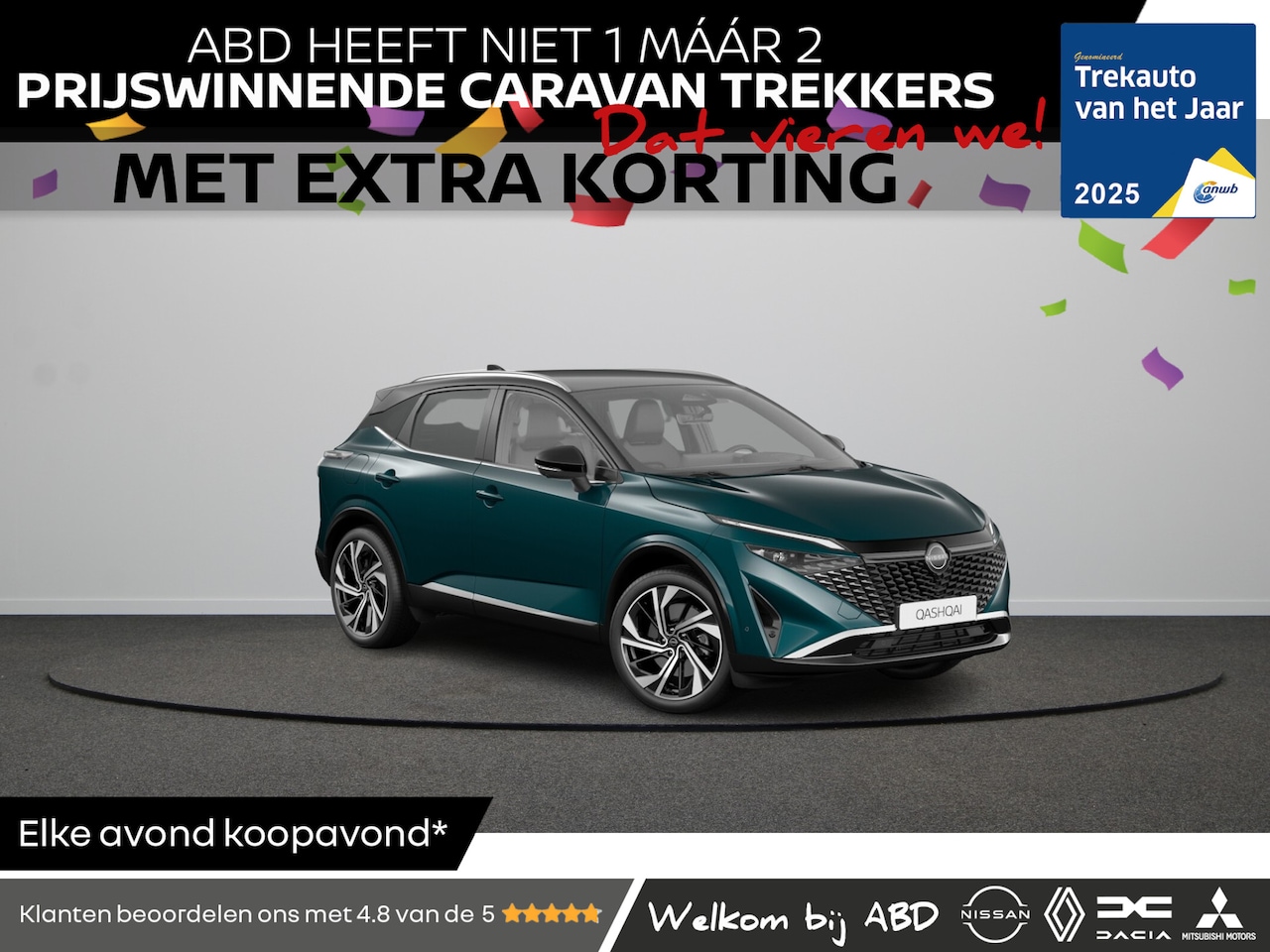 Nissan Qashqai - Tekna Plus + Two Tone e-Power | 12.3" TFT digitale cockpit | Automatische achterklep met h - AutoWereld.nl