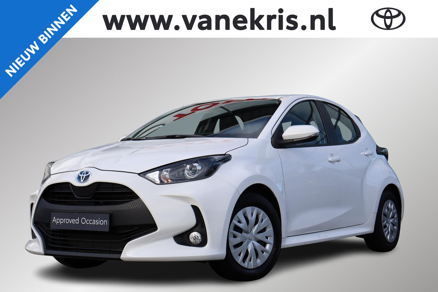 Toyota Yaris - 1.5 Hybrid Active 1.5 Hybrid Active, Navi, Startknop Apple Carplay, Android Auto, Parkeercamera, Adaptieve c - AutoWereld.nl