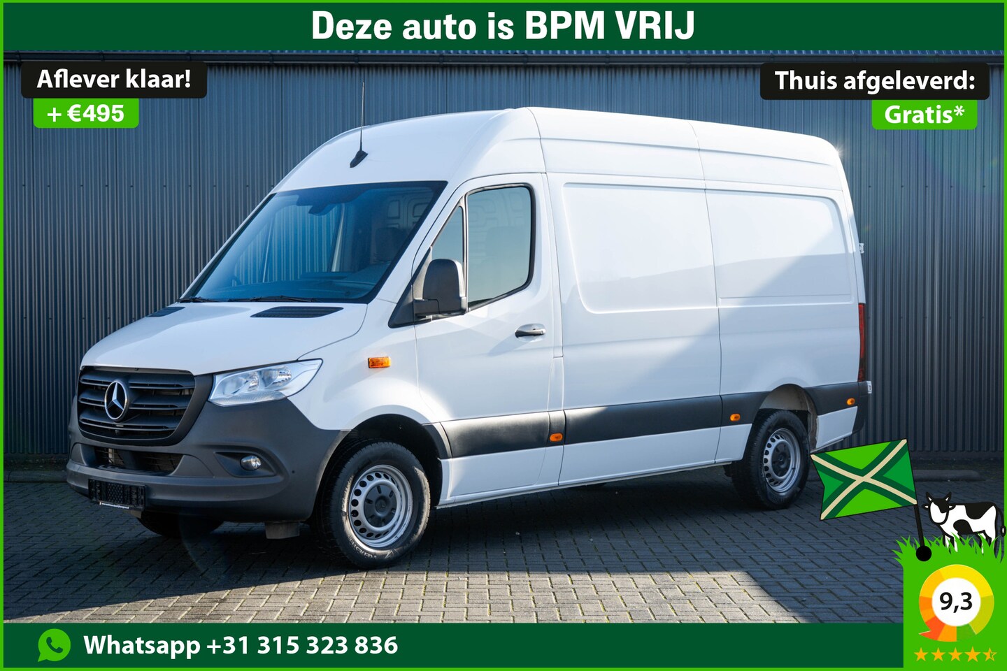 Mercedes-Benz Sprinter - 317 CDI L2H2 | Automaat | Mbux | 360° camera | Navi | Cruise | Climatronic - AutoWereld.nl