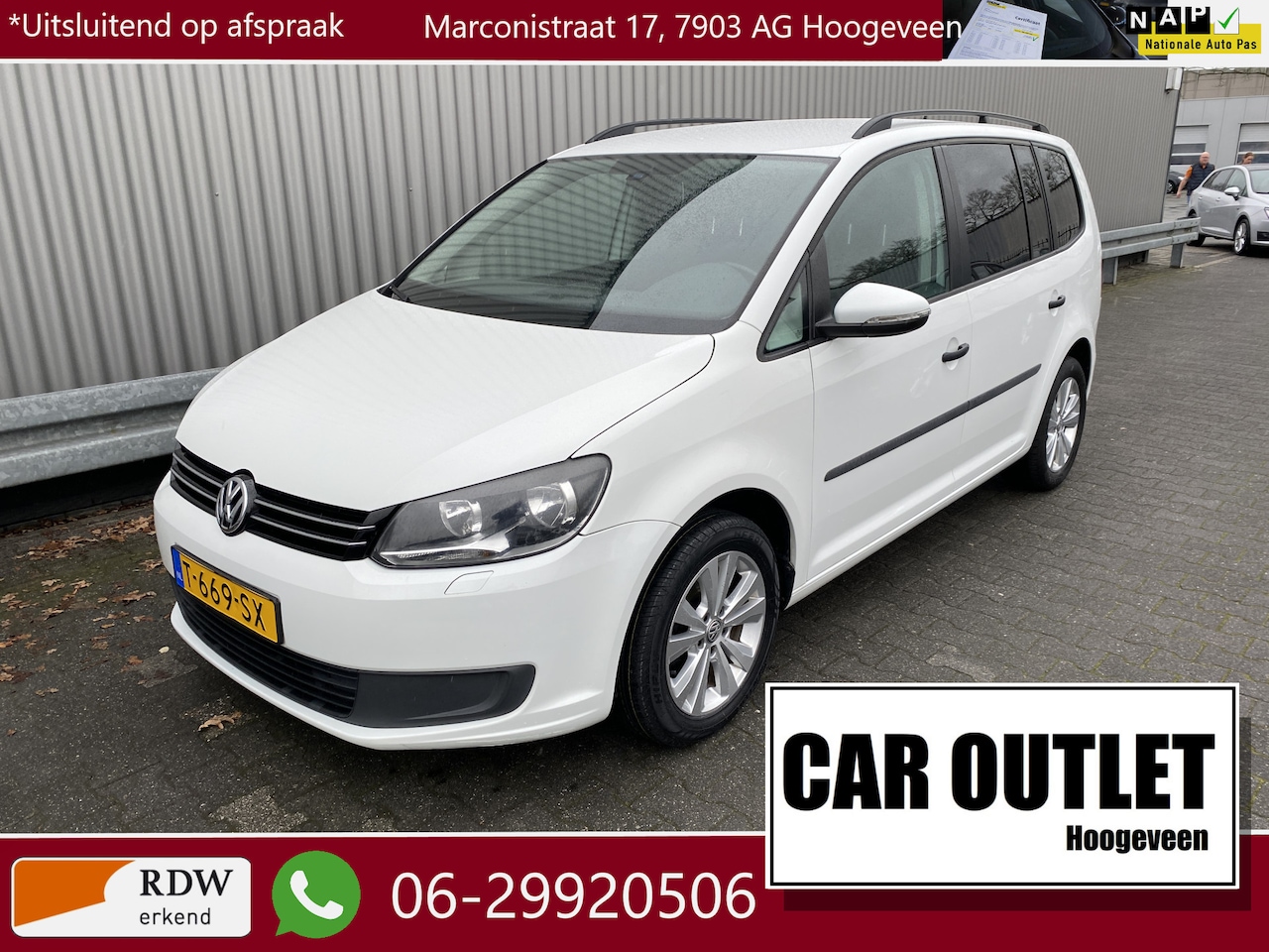 Volkswagen Touran - 1.2 TSI Edition BlueMotion 7p. Clima, Multimedia, Navi, PDC, LM, nw. APK – Inruil Mogelijk - AutoWereld.nl