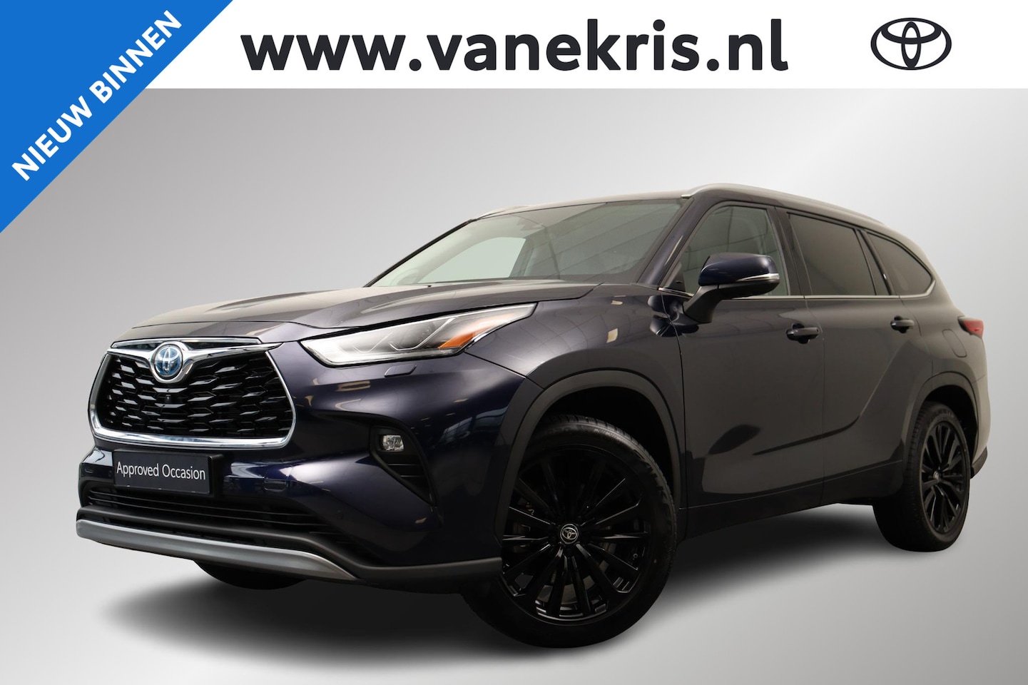 Toyota Highlander - 2.5 AWD Hybrid Premium 2.5 AWD Hybrid Premium, Trekhaak 360 Camera, Stoel en stuurverwarming - AutoWereld.nl