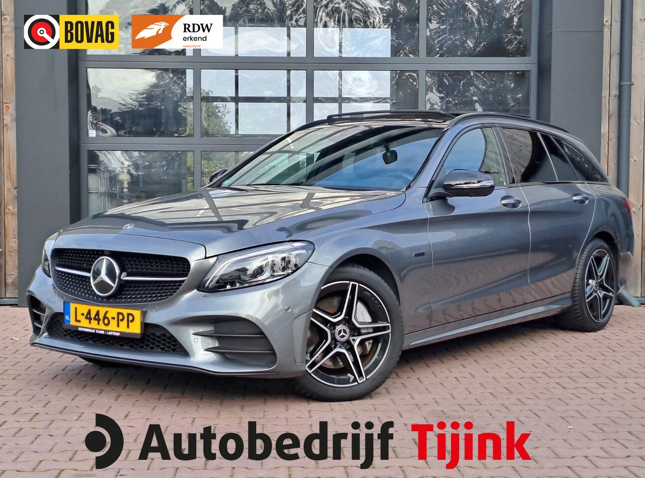 Mercedes-Benz C-klasse Estate - 300 e Business Plus Solution AMG Limited | Pano | Trekhaak | Multibeam | 360° camera | Led - AutoWereld.nl