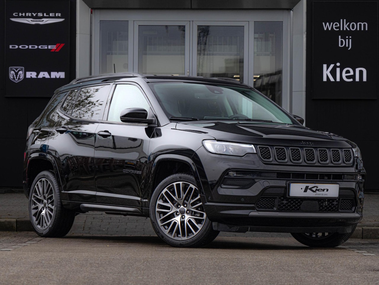 Jeep Compass - 1.5T e-Hybrid S | Lederen bekleding met memory| Stoel verkoeling | ACC | LED | - AutoWereld.nl
