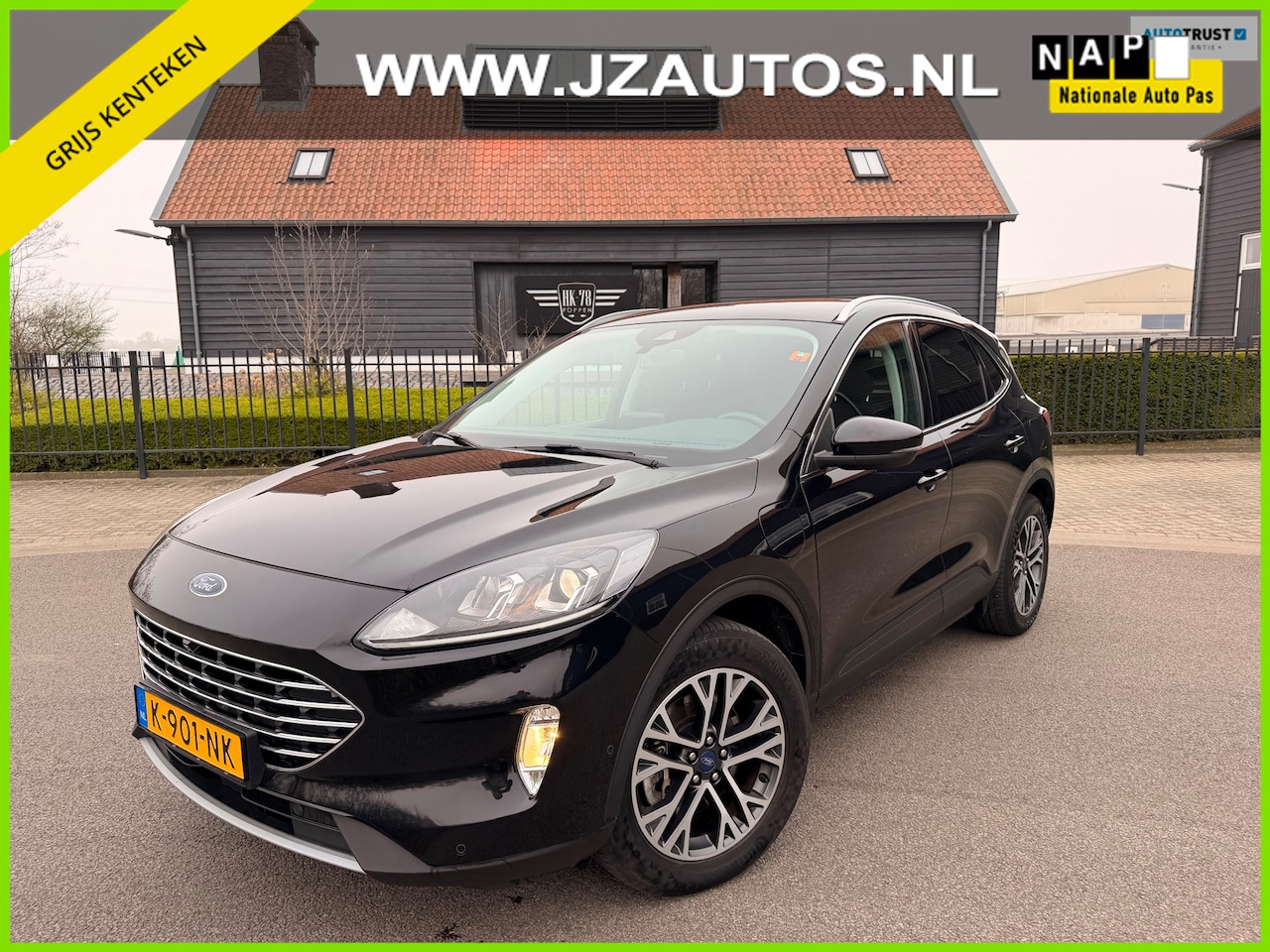 Ford Kuga - 2.5 PHEV PLUG IN HYBRIDE TITANIUM CAMERA NAVI LED/XENON TREKHAAK - AutoWereld.nl