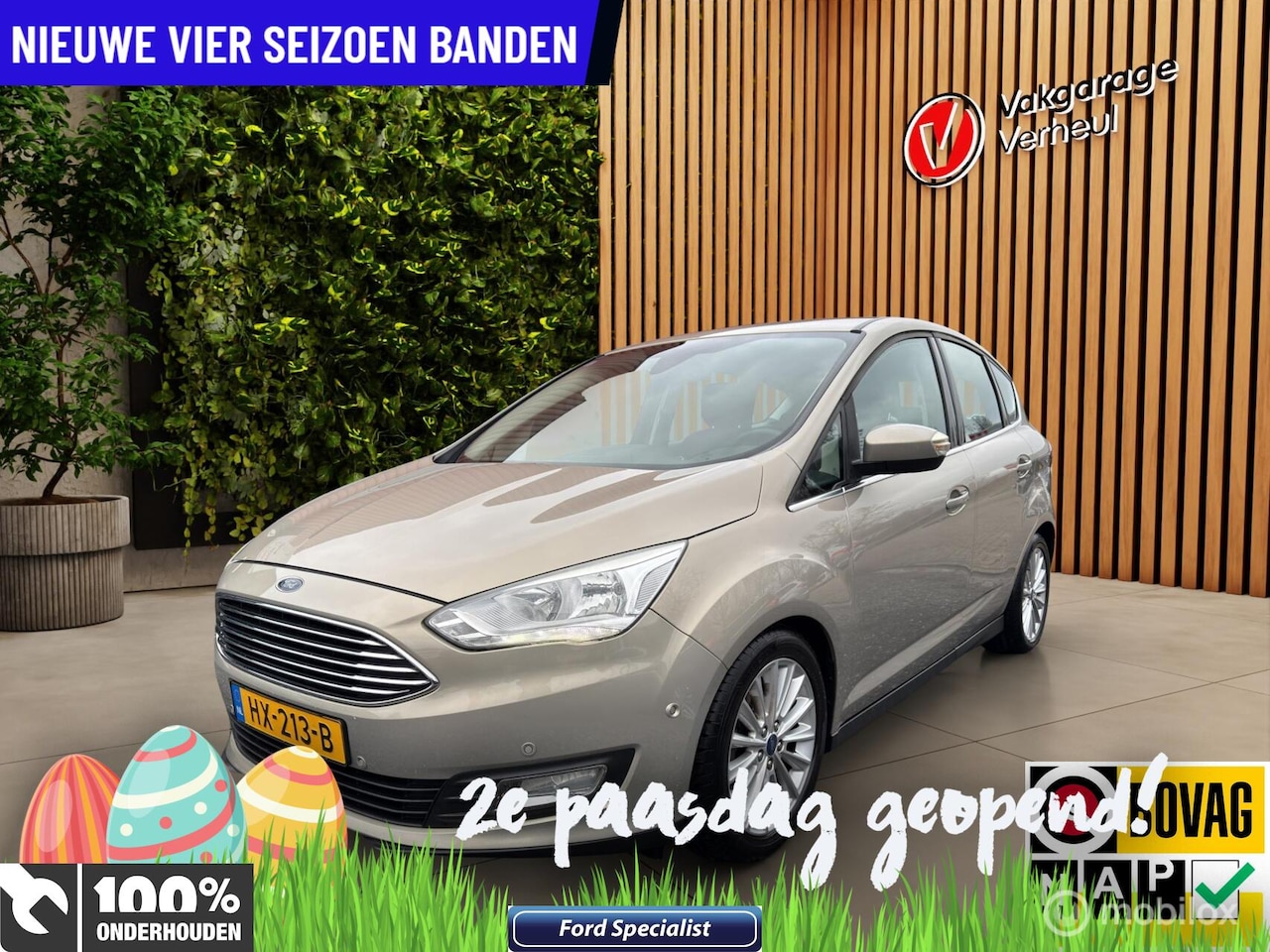 Ford C-Max - 1.0 Titanium|125Pk|Navi|Boekjes|Nap - AutoWereld.nl