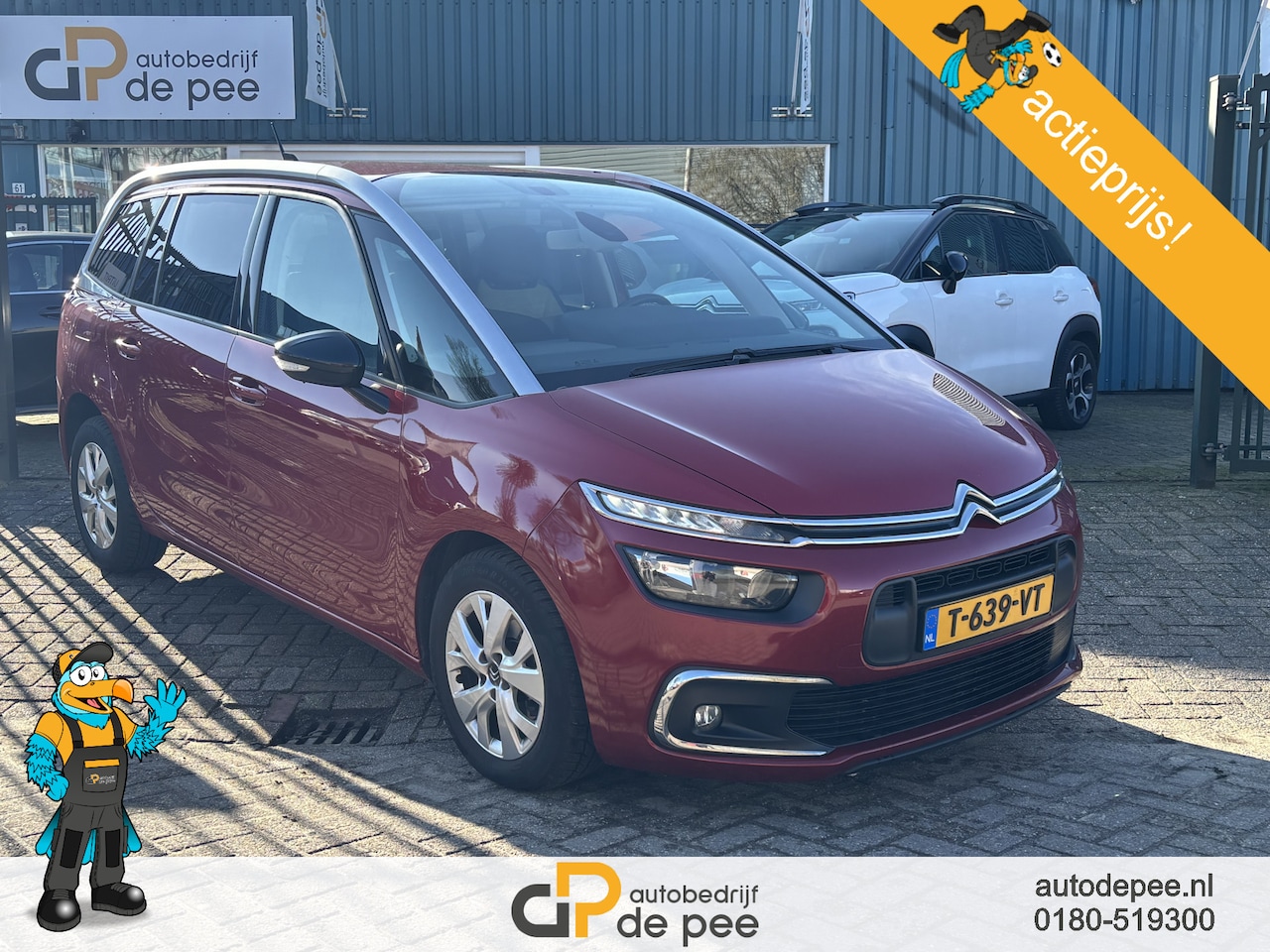 Citroën Grand C4 SpaceTourer - 1.2 PureTech Business GARANTIE/7-PERS/CARPLAY/CLIMA/CRUISE/NAVI rijklaarprijs! - AutoWereld.nl