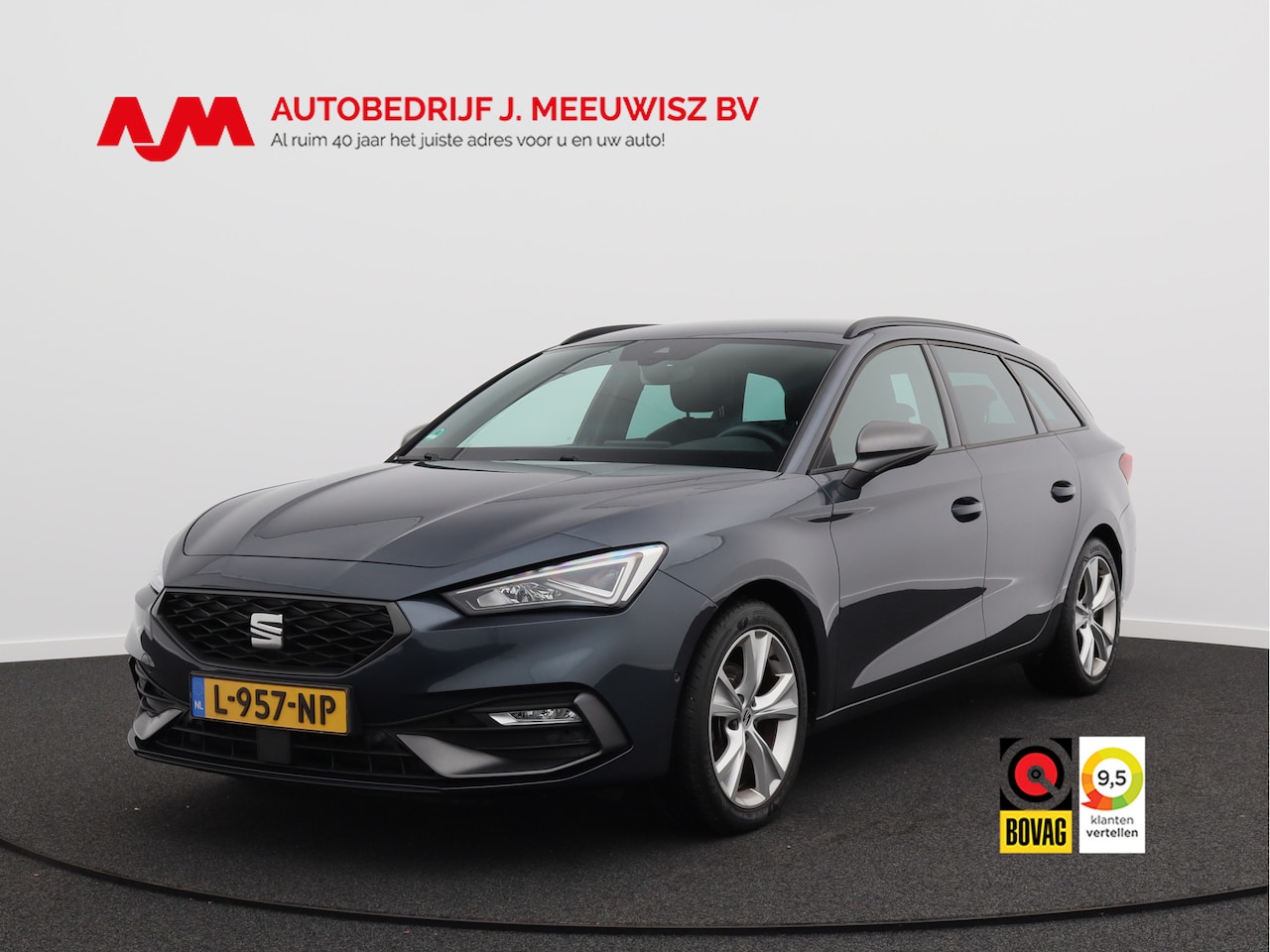 SEAT Leon Sportstourer - 1.5 TSI FR Business Intense/ mooie auto! - AutoWereld.nl