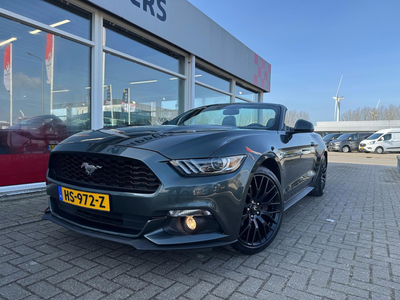 Ford Mustang Convertible - 2.3 EcoBoost |Handbak|19'inch|Leer - AutoWereld.nl