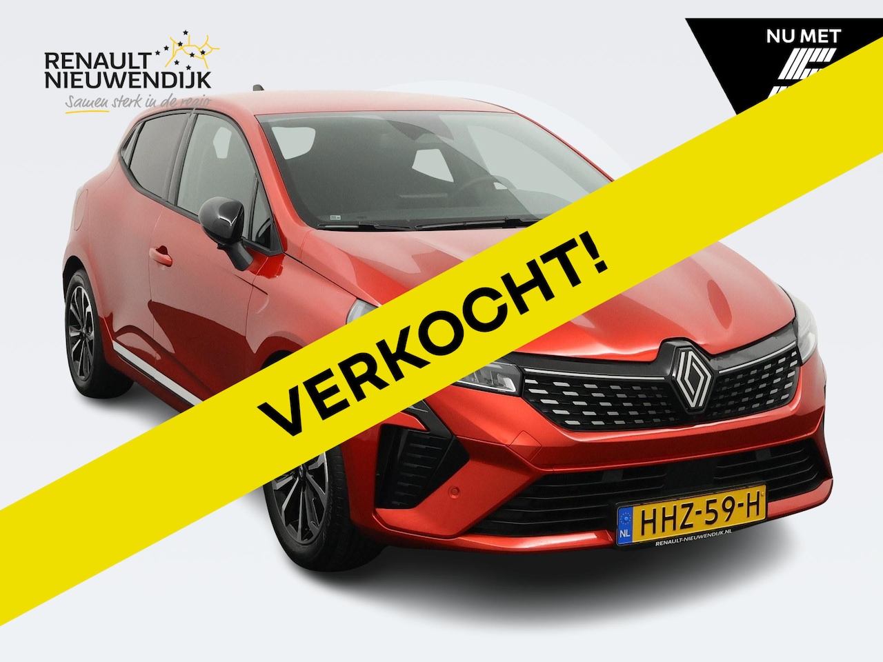Renault Clio - 1.6 E-Tech Full Hybrid 145 techno AROUNDVIEW CAMERA / APPLE & ANDROID CARPLAY / NAVIGATIE - AutoWereld.nl