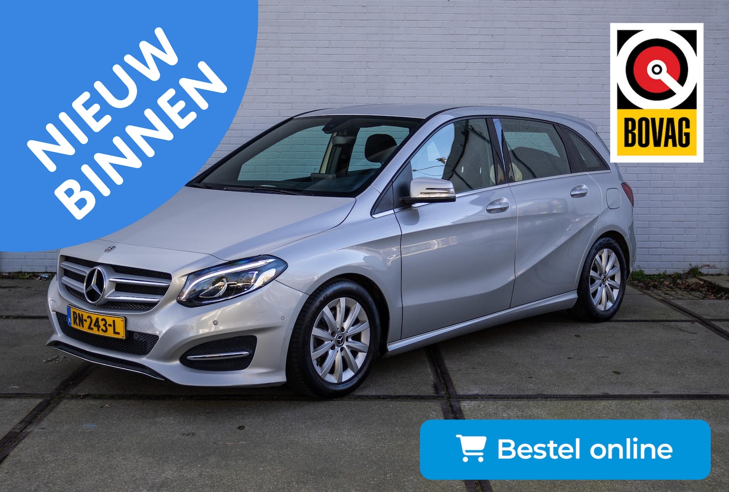 Mercedes-Benz 180 - B-klasse Navigatie|Stoelverwarming|Automaat|Bleutooth| Business Solution - AutoWereld.nl