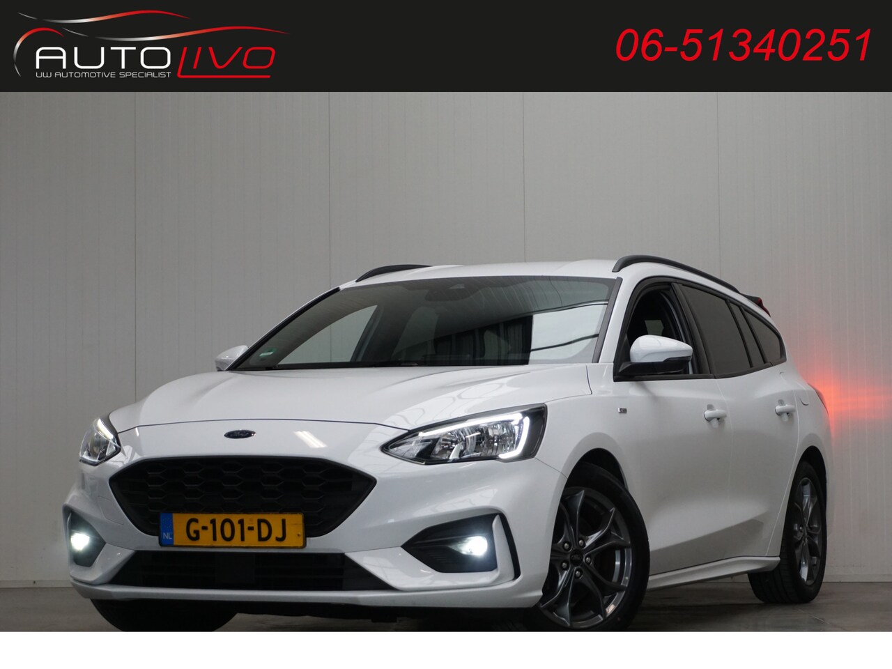 Ford Focus Wagon - 1.5 EcoBoost ST Line Business 180 PK! B & O NAVI STOEL VERW. LED PDC CRUISE etc. - AutoWereld.nl