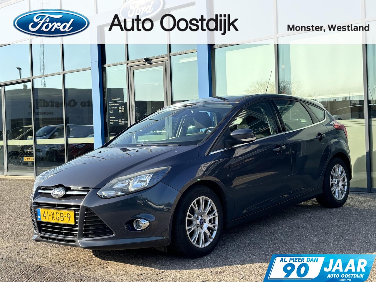 Ford Focus - 1.6 EcoBoost Titanium 150PK Trekhaak !!Nieuwe Distributieriem!! Climate Cruise Navi Parkee - AutoWereld.nl