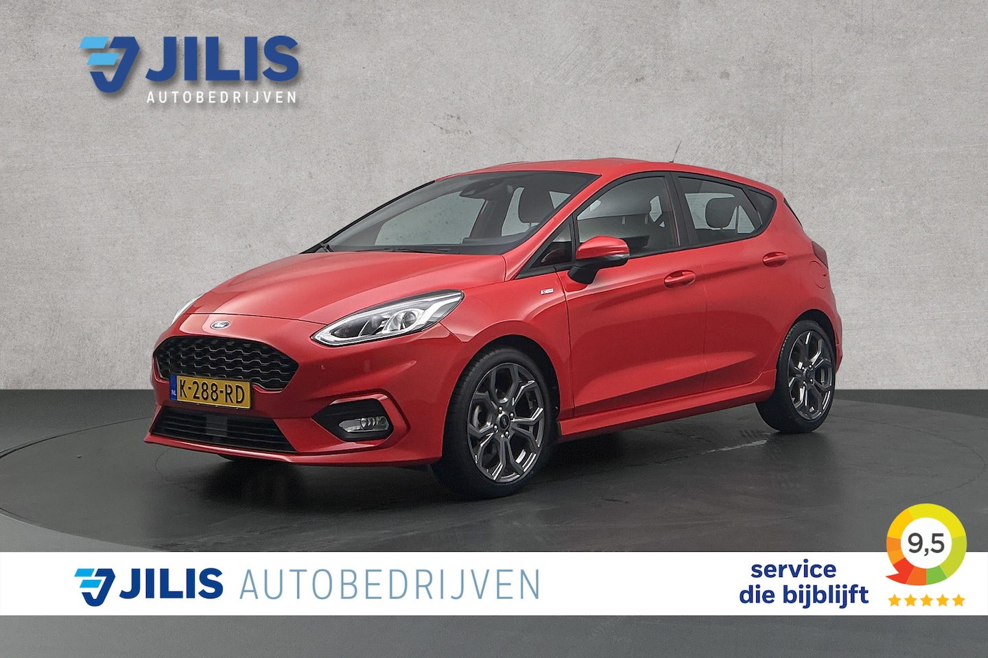 Ford Fiesta - 1.0 EcoBoost ST-Line | Cruise control | Lichtmetalen velgen | LED koplampen - AutoWereld.nl
