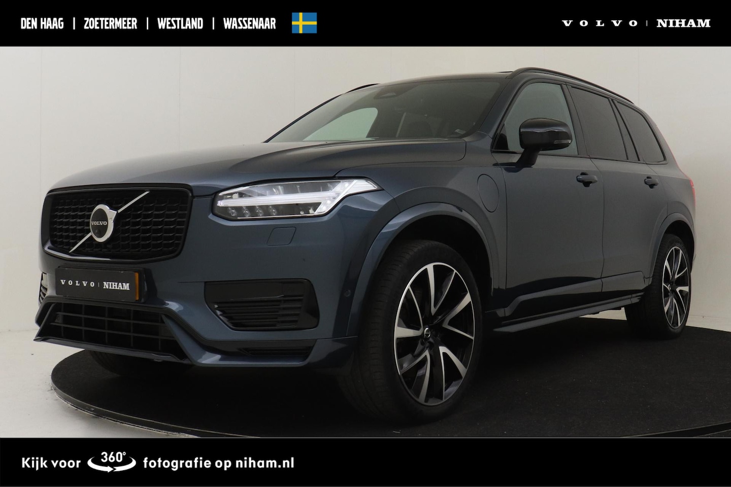 Volvo XC90 - T8 RECHARGE AWD ULTIMATE DARK *LONG RANGE!* -PANO.DAK|360ºCAM|HARMAN/KARDON|POWER-SEATS|HE - AutoWereld.nl