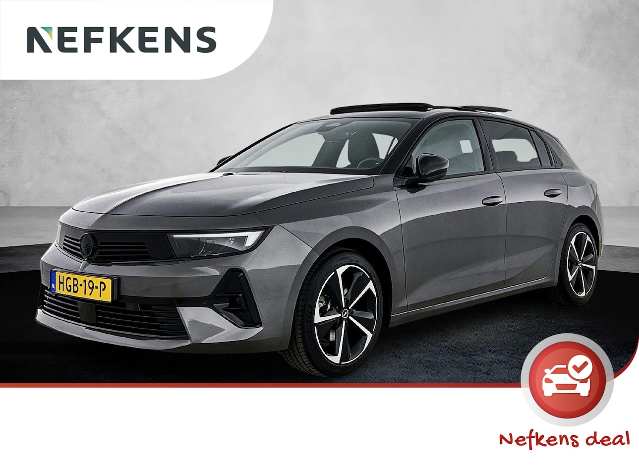 Opel Astra - 1.2 Hybrid GS 145pk Automaat | Schuif-/Kanteldak | 360 Camera | Navigatie | Adaptieve Crui - AutoWereld.nl