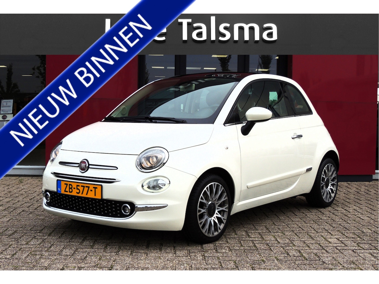Fiat 500 - TwinAir Turbo Lounge 81PK | 16" velgen | Navigatie | Cruise Controle | Parkeersensoren - AutoWereld.nl