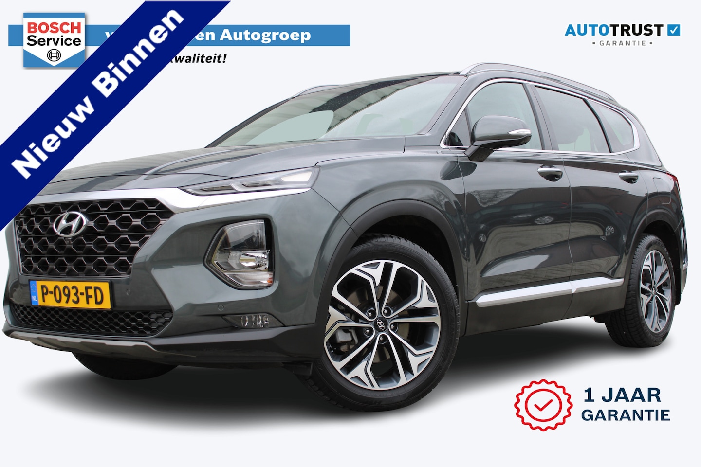 Hyundai Santa Fe - 2.4 GDI Premium | Incl. 12 maanden garantie | 7 persoons | Apple carplay/Android auto | Cr - AutoWereld.nl