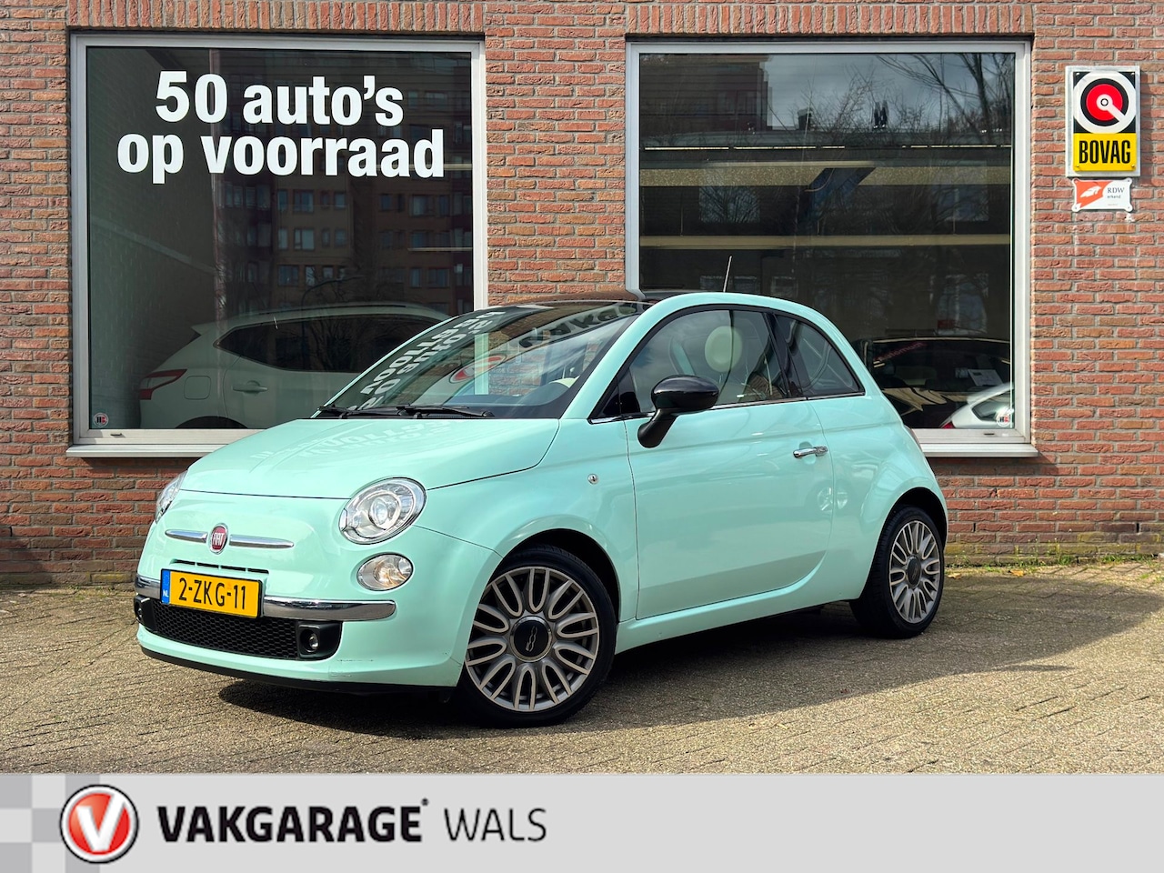 Fiat 500 - 0.9 TwinAir Turbo Cult | Airco | Pano | Leer | Uniek - AutoWereld.nl