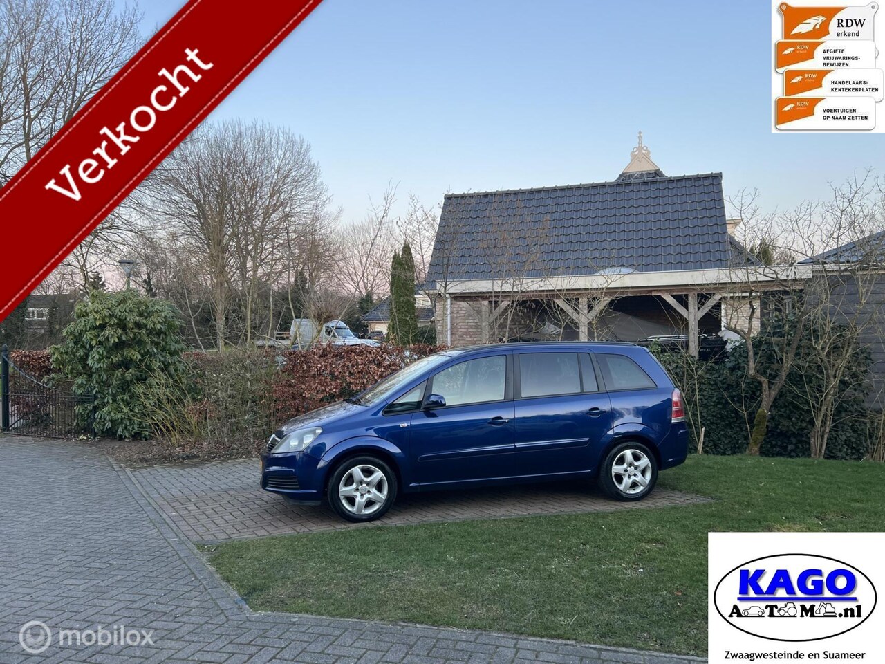 Opel Zafira - 1.8 Temptation 7 persoons bj 2007 nwe apk. - AutoWereld.nl