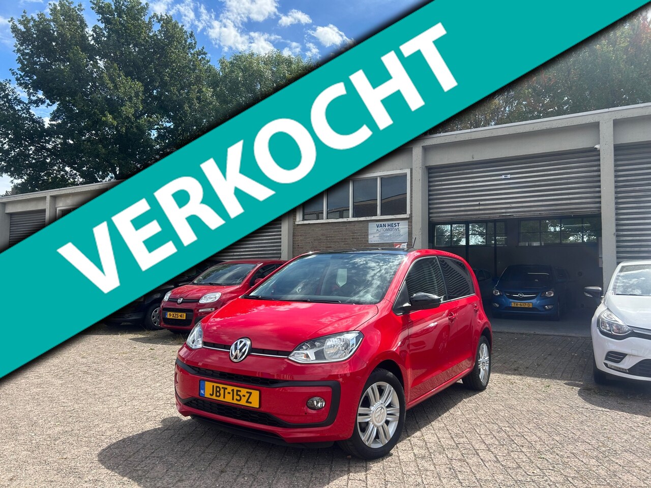 Volkswagen Up! - 1.0 BMT high up! Airco/ Cruise/ LM velgen/ parkeer sensoren. - AutoWereld.nl
