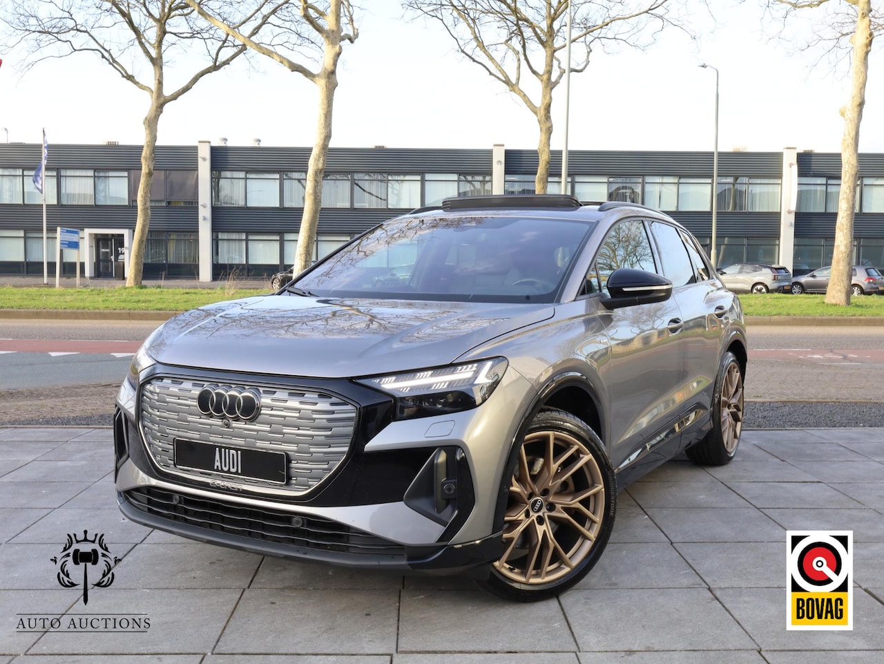 Audi Q4 e-tron - 40 Edition One SOH 93% 77 kWh 2x S-Line Panodak | Leer | Head-up | Sonos | Memory | Matrix - AutoWereld.nl
