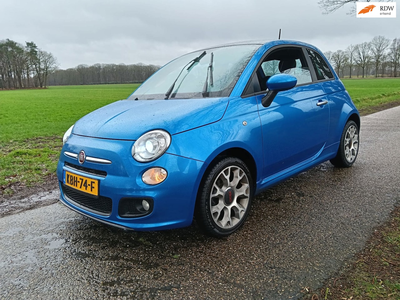 Fiat 500 - S 1.2 4 Cil.Lounge, Xenon,Panodak,Leder,Pdc - AutoWereld.nl