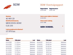 Mercedes-Benz CLK-klasse Cabrio - 230 K. Sport, Automaat, kloppende km stand 2e eigenaar Airco, Cruise control,