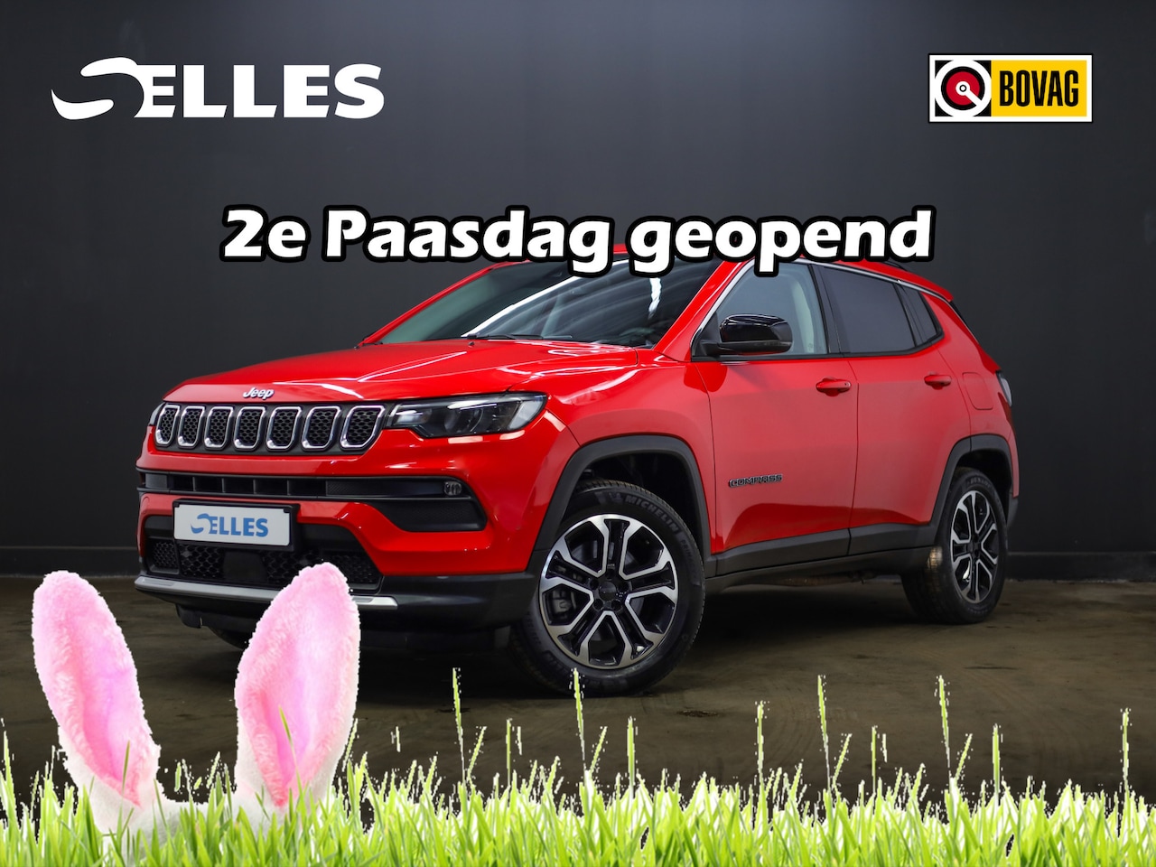 Jeep Compass - 4xe 190 Plug-in Hybrid Electric Limited | Camera | Apple Carplay / Android Auto - AutoWereld.nl
