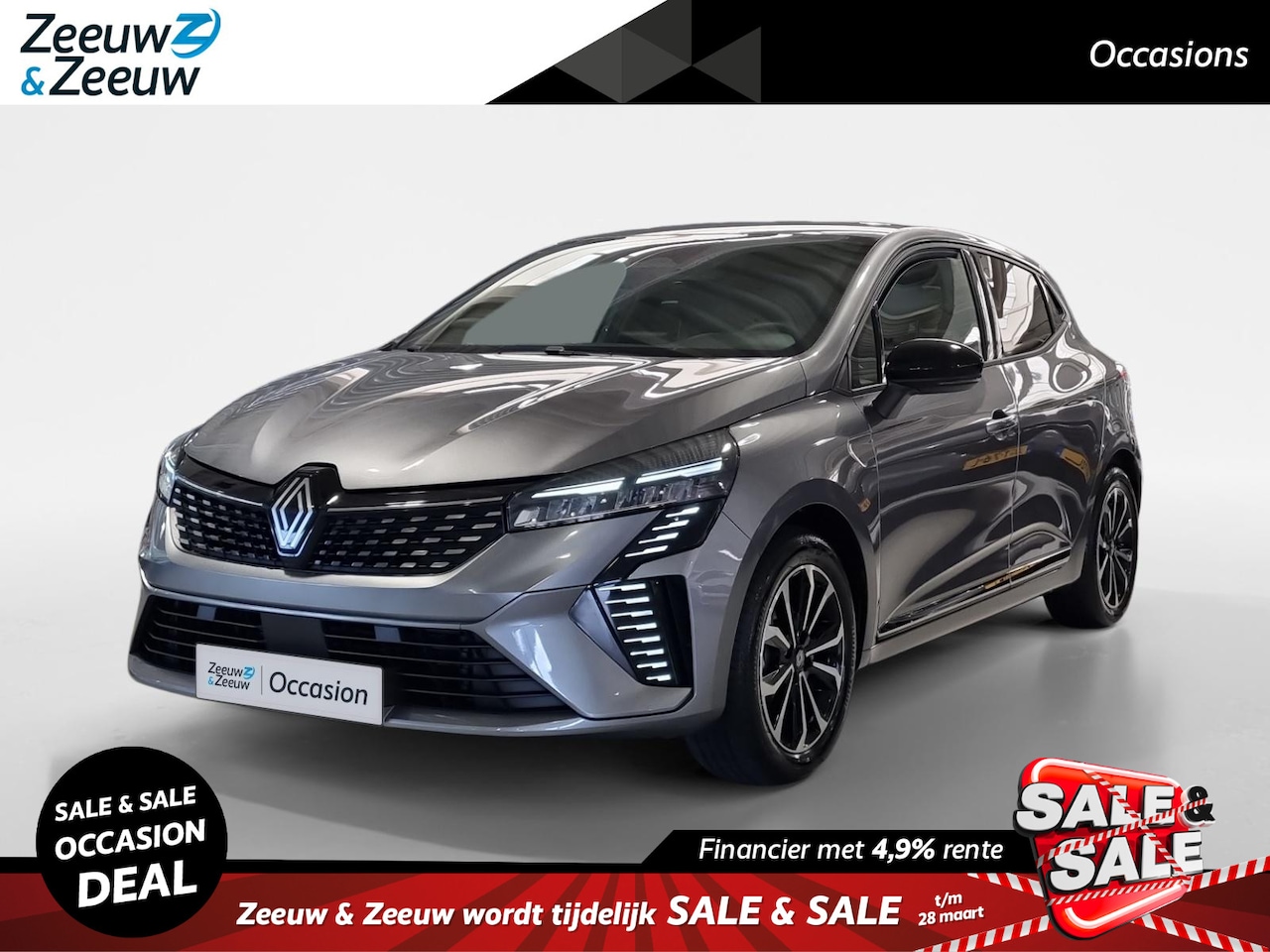 Renault Clio - 1.6 E-Tech Full Hybrid 145 techno * Automaat * Camera * Cruise Control * Carplay * Navi 9. - AutoWereld.nl